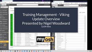 myosh Viking Training Management Overview [upl. by Anthia]