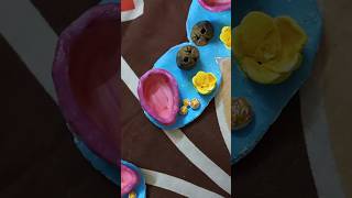 Clay Diya stand art craft soil clay claycraft ytshorts trending diy diya matirkatha [upl. by Udela]