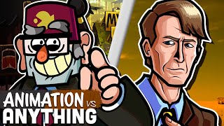 Grunkle Stan vs Saul Goodman  Rap Battle ANIMATION VS ANYTHING CH II [upl. by Annaiv]