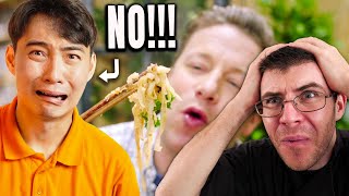 Pro Chef Reacts Uncle Roger Destroys JAMIE OLIVER’S WORST RECIPE YET [upl. by Veneaux147]