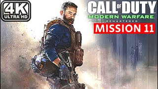 Call of Duty Modern Warfare Remastered Mission 11 Full Gameplay Walkthrough 4K60 codmw cod [upl. by Spain]