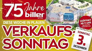 Verkaufsoffener Sonntag am 03 Dezember 2023 bei Biller in Plauen [upl. by Atinele825]