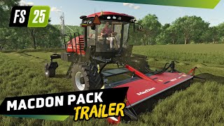 Farming Simulator 25  MacDon Pack Trailer [upl. by Annait]