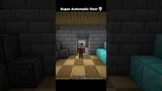 Minecraft Super Automatic Door 💀 shorts minecraft minecraftmemes [upl. by Rossner]