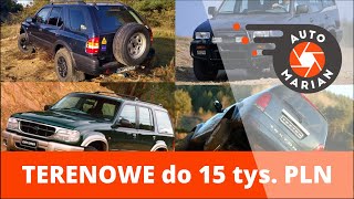 Tanie 4x4 czyli 5 aut terenowych do 15K PLN  TerenMarian studyjnie [upl. by Otte]