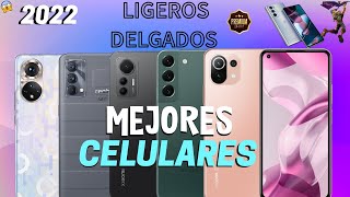 MEJORES TELEFONOS LIGEROS Y DELGADOS DEL 2022😱MUY POTENTES⚡🔥RECOMENDABLES [upl. by Sirahs]