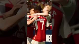 Saka’s Epic Bicycle Kick Arsenal vs Tottenham fc24 arsenal fifa premierleague spurs [upl. by Okomot]