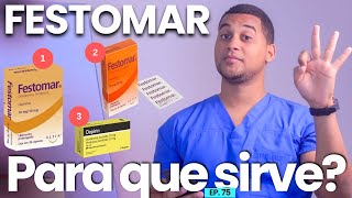 FESTOMAR PARA QUE SIRVE  3 COSAS  MEDICAMENTOS [upl. by Sheeran391]