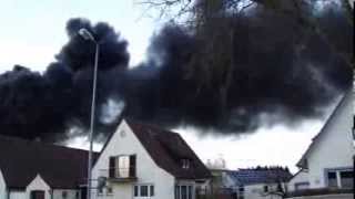 Styropor Brand in Ehingen Donau am 1632014 gegen 1820 [upl. by Jutta]