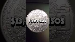 50 pesos Coyolxauhqui de 1984Vale 13650 PesosJulio 2024 [upl. by Mccully763]