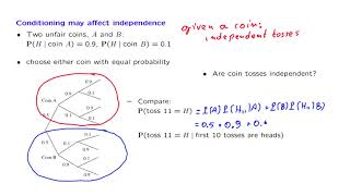 L036 Independence Versus Conditional Independence [upl. by Eissen984]