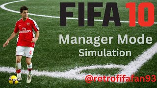 FIFA 10 Manager Mode Simulation Part 2 [upl. by Suter]