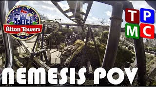 Alton Towers NEMESIS POV on ride FULL HD [upl. by Townie260]