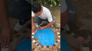 Papa Made A Swimming Pool For Fish mini wood toywood working art skillshand crafts ideas shorts [upl. by Atteniuq]