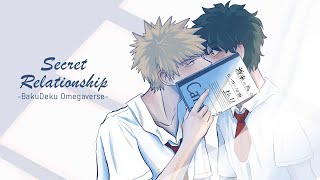 SECRET RELATIONSHIP  OMEGAVERSE  bakudeku Oneshot  MHA Texting Story [upl. by Einnal]