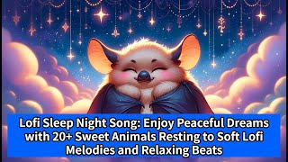 LofiSleepNightSongEnjoyPeacefulDreamswith20SweetAnimalsResting to SoftLofiMelodiesandRelaxingBeats [upl. by Nimzzaj154]