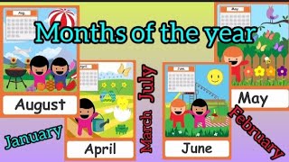 Months of the Year  months Kai nam monthsoftheyear languagelearning [upl. by Cony117]