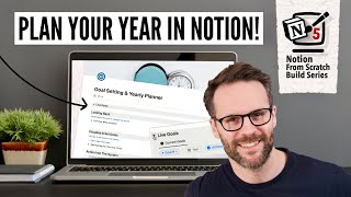 Goal Setting In Notion Your Yearly Review Guide amp Build Tutorial 2023 [upl. by Nosae]