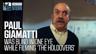 Paul Giamatti Was Blind in One Eye While Filming “The Holdovers” [upl. by Denn]