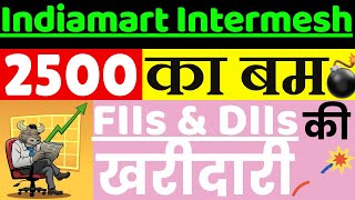 Indiamart Intermesh Share Latest News  Indiamart Intermesh Share Analysis [upl. by Annasoh318]