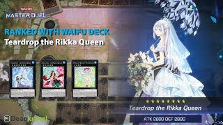 RANKED with WAIFU RIKKA AROMAGE DECK  MASTER DUEL [upl. by Alihet]