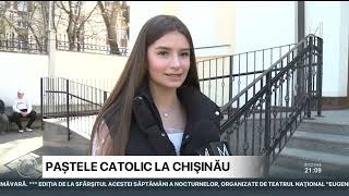 Paștele Catolic la Chișinău „Este sărbătoarea sensului sărbătoarea semnificației” [upl. by Cahra]