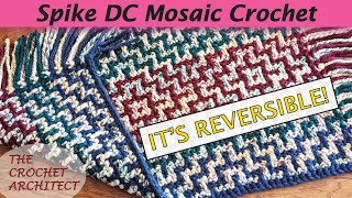 39  Spike DC Mosaic Crochet [upl. by Heindrick]