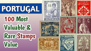 Portugal Stamps Value  Most Expensive Rare Portuguese Stamps  Old Stamps In The World [upl. by Monjan469]