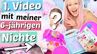 1Video mit meiner Nichte JANA 💗 6jährige testet Spielzeug  ViktoriaSarina [upl. by Louella313]