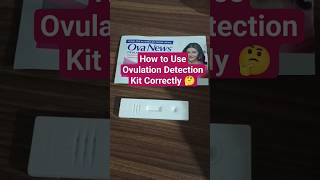 Using Ovulation Test kit 😱 shorts ovulation [upl. by Kristi]