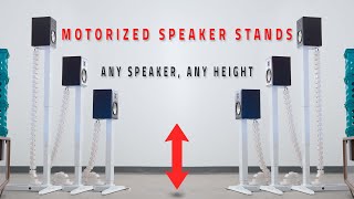 Unique DIY Motorized Speaker Stands Why does no one sell these [upl. by Idolem865]