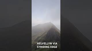 Helvellyn via Striding Edge hiking solohiker [upl. by Nylatsirk]