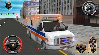 Car Mini Ambulance 😍 Rescue Simulator Android Gameplay  Ambulance Siren Driving Games iOS [upl. by Glynn]