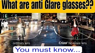 What is Anti Reflection Coating Lenses  What are Anti Glare Glasses [upl. by Nehtanhoj]