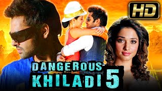 DANGEROUS KHILADI 5 HD  Telugu Hindi Dubbed Full Movie  Ram Pothineni Tamannaah Bhatia [upl. by Wivestad]