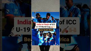 India Under 19 team in final for 5th year cricketshorts cricketfans ipl bcci teamindia [upl. by Aikkan]