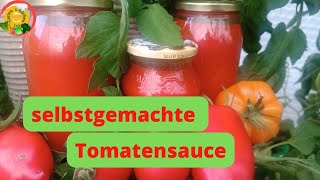 Tomatensauce selber machen🍅Grundrezept [upl. by Ahsemrak]