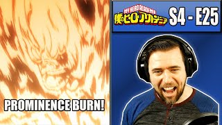 ENDEAVOR VS NEW NOMU  My Hero Academia Season 4 Episode 25  Rich Reaction [upl. by Eiryk]