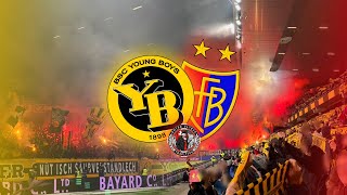 BSC YOUNG BOYS VS FC BASEL  30102024  Pyros Atmosphere  SwissUltrasTradition [upl. by Nettirb]