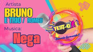 Karaoke Bruno e trio  Romeu Nega [upl. by Attenad]