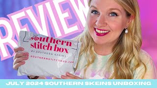 YARN REVIEW Southern Skeins July 2024 Sock Weight Box [upl. by Aidyl]