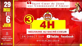 Messe de 4h Vendredi 31 Mai 2024 3ème jour de la Neuvaine à SacréCœur Turgeau [upl. by Prochoras887]