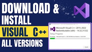 How to Download amp Install Visual C redistributable in Windows [upl. by Eugnimod]