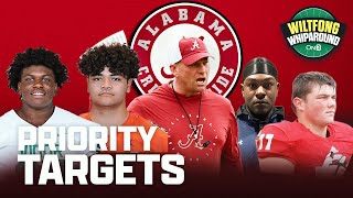 Alabama Football Trench Are a PRIORITY for Kalen DeBoer  Recruiting MASSIVE Offensive Linemen [upl. by Essiralc]