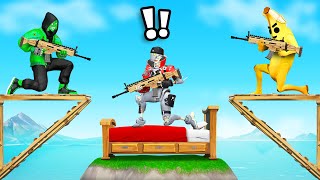 Playing BED WARS VS Jelly and Crainer In Fortnite [upl. by Eldoree]