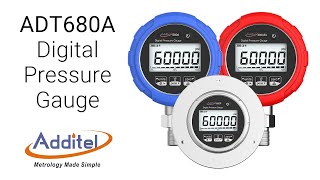 ADT680A Digital Pressure Gauge  Features and Overview [upl. by Briant]