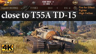 T110E3 video in Ultra HD 4K🔝 94K dmg 4 kill close to T55A TD15 🔝 World of Tanks ✔️ [upl. by Josi197]