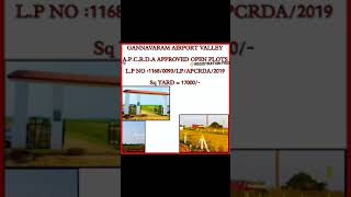 GANNAVARAM INTERNATIONAL AIRPORT NEAR PLOTS [upl. by Sam]