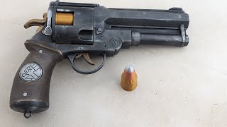 3D Printed Hellboys The Good Samaritan Revolver Prop Get Files On My CULTS3D [upl. by Janot]