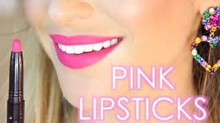 THE BEST PINK LIPSTICKS FOR DAY amp NIGHT [upl. by Gaivn303]